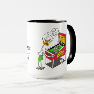 Taza del pinball del pato de TNT