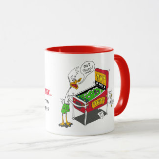 Taza del pinball del pato de TNT pequeña