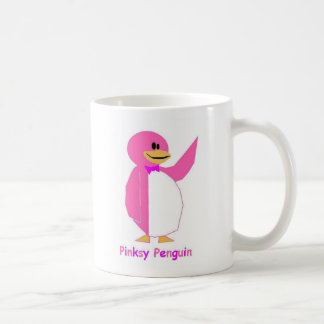 Taza del pingüino de Pinksy