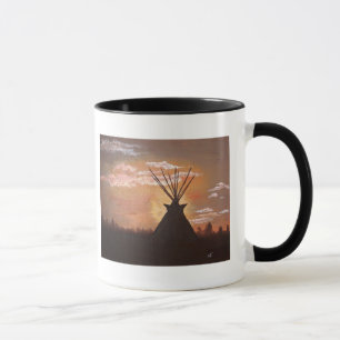 Taza del plazo de la tarde