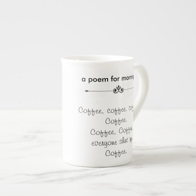 Taza del poema del café (Derecha)
