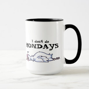 Taza del pollo de lunes