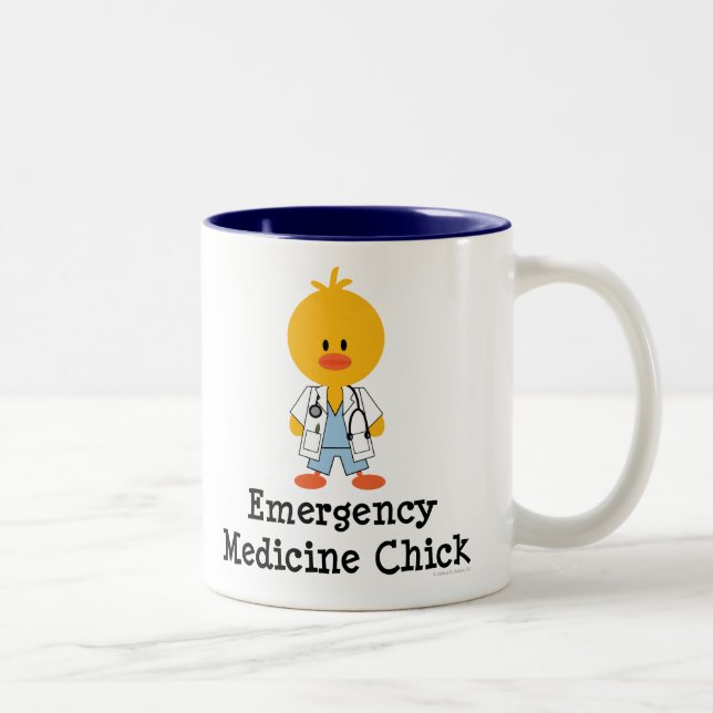 Taza del polluelo de la medicina de la emergencia (Derecha)