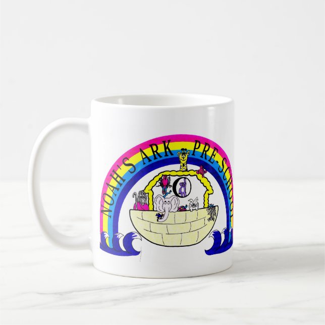Taza del preescolar de la arca de Noah (Izquierda)