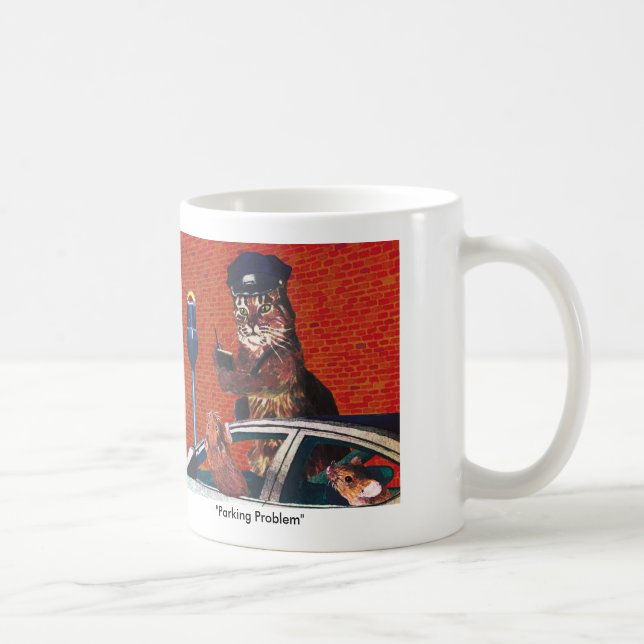 Taza del problema del estacionamiento (Derecha)