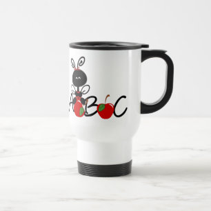 Taza del profesor de ABC de las mariquitas