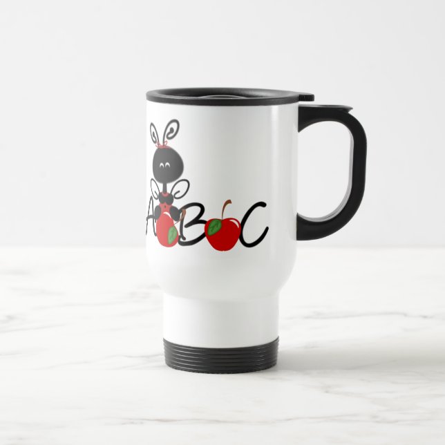 Taza del profesor de ABC de las mariquitas (Derecha)