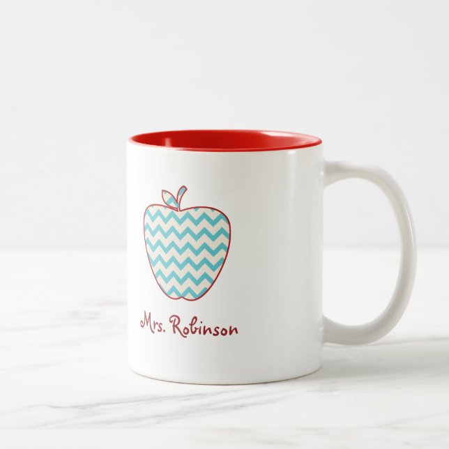 Taza del profesor de Chevron Apple de la (Derecha)