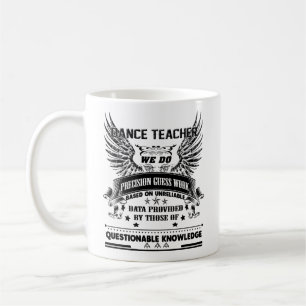 Taza del profesor de la danza, taza de café del