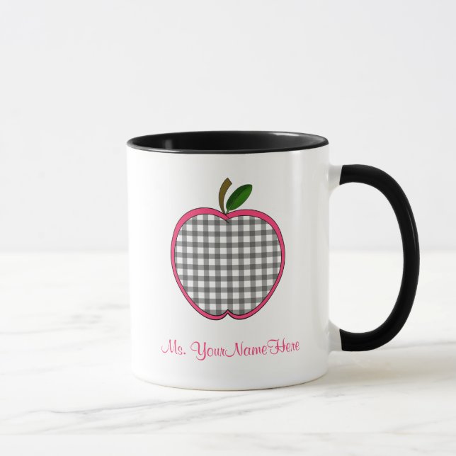 Taza del profesor - guinga Apple del carbón de (Derecha)