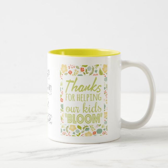 Taza del profesor, profesor impresionante, mejor, (Derecha)