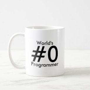 Taza del programador del #0 del mundo