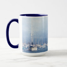 Taza del puerto de la playa de Newport
