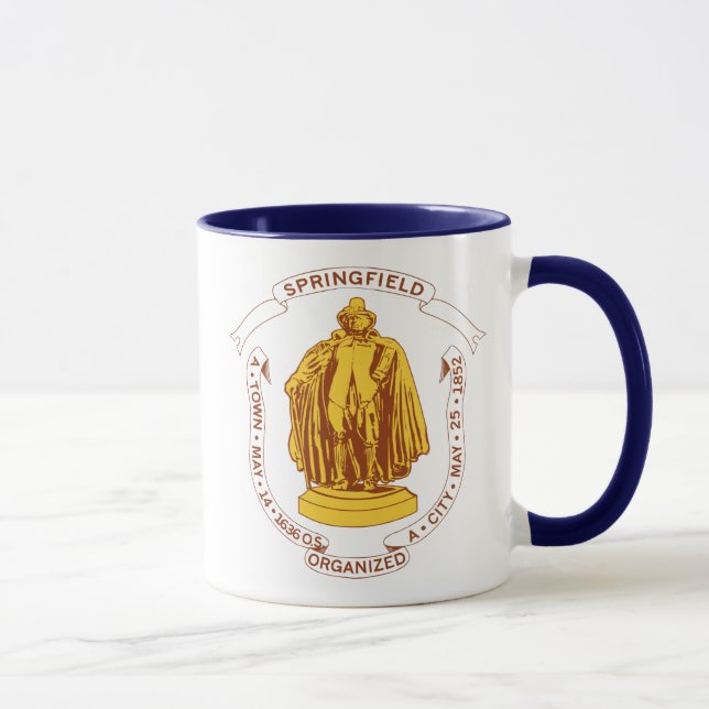Taza del puritano de las MAMÁES de Springfield (Derecha)