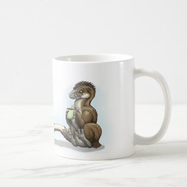 Taza del rapaz del café (Derecha)