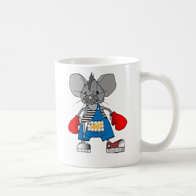 Taza del ratón de Mike de los ratones del boxeador (Derecha)