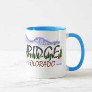 Taza del recuerdo de Breckenridge Colorado