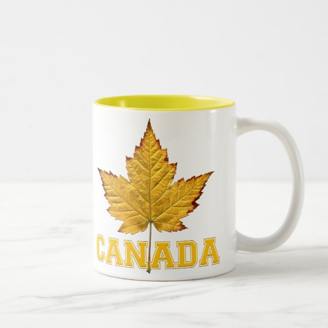 Taza del recuerdo de la hoja de arce de Canadá de (Derecha)