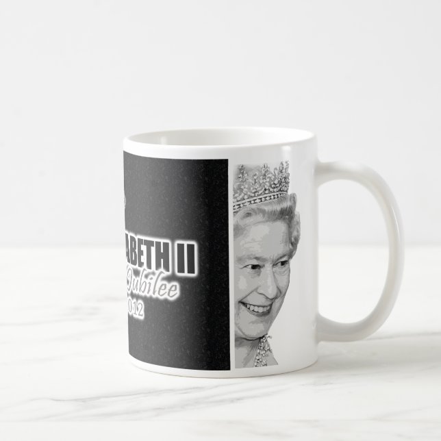 Taza del recuerdo del jubileo de diamante (Derecha)
