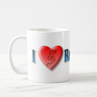 Taza del Reflexology 11oz del amor I (del corazón)