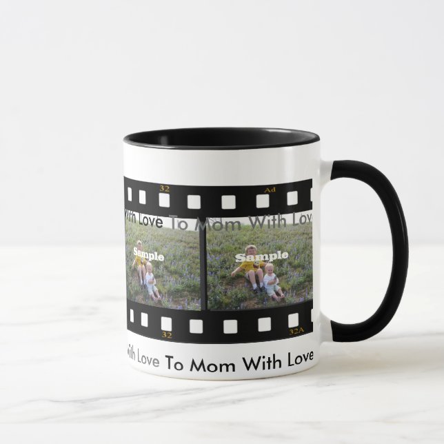 Taza del regalo de la foto de la mamá (Derecha)