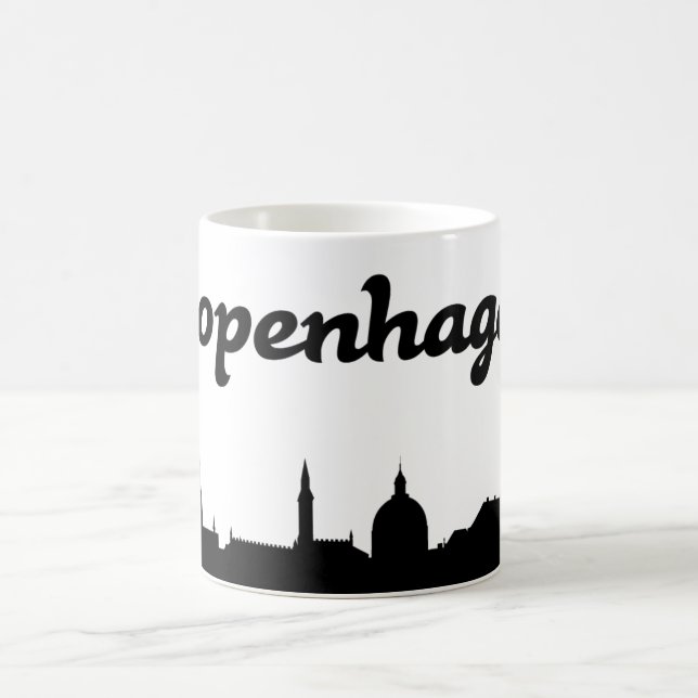 Taza del regalo de la señal de Copenhague (Centro)