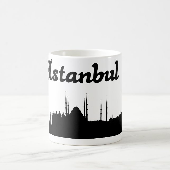 Taza del regalo de la señal de Estambul Turquía (Centro)