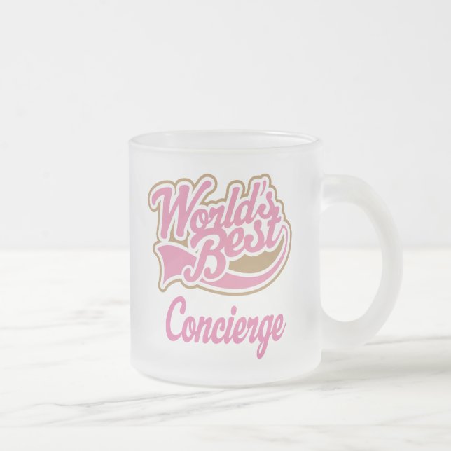 Taza del regalo del Concierge (mundos mejores) (Derecha)