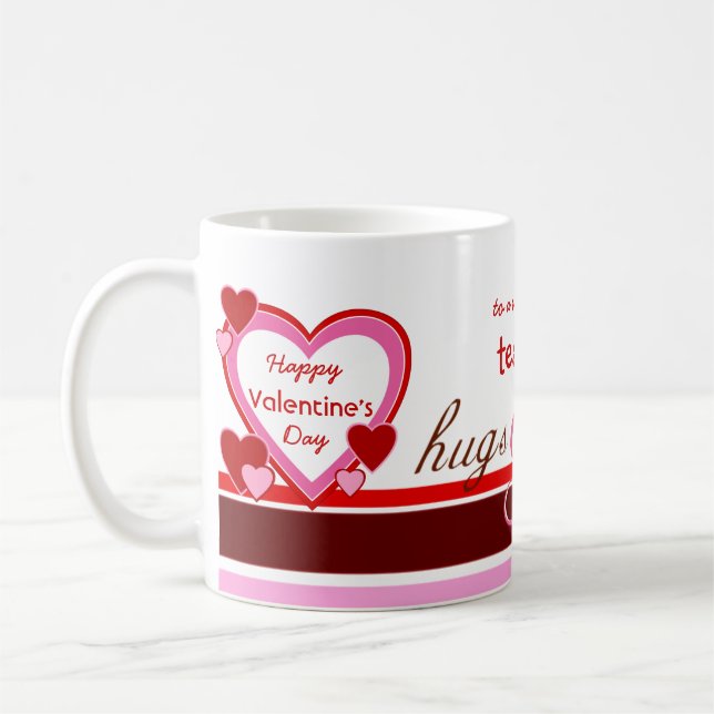 Taza del regalo del el día de San Valentín para el (Izquierda)