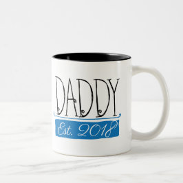 Taza del regalo del gráfico de Dady Est 2018