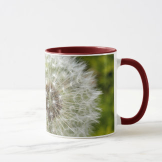 taza del reloj del diente de león