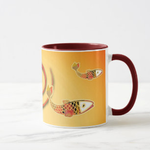 Taza del remolino de Koi