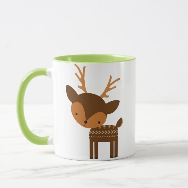 Taza del reno del navidad (Izquierda)