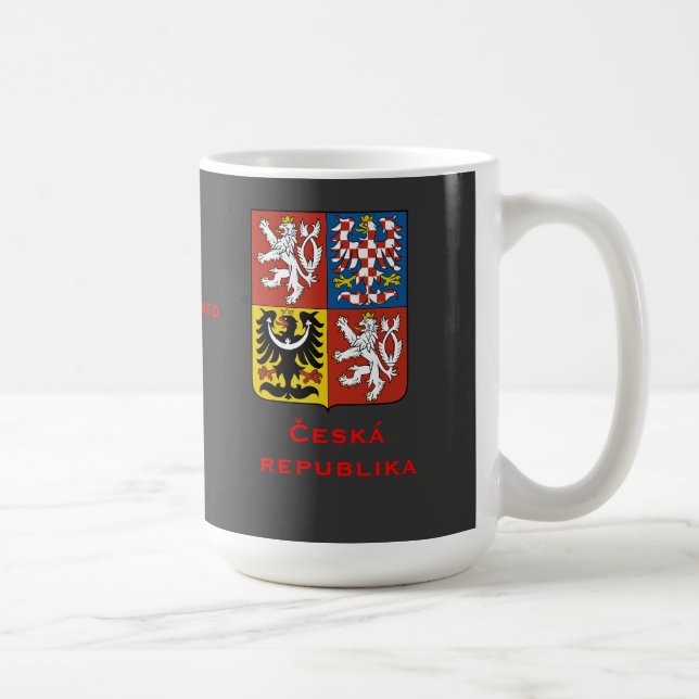 Taza del republika de la taza/de Česká de Checo (Derecha)