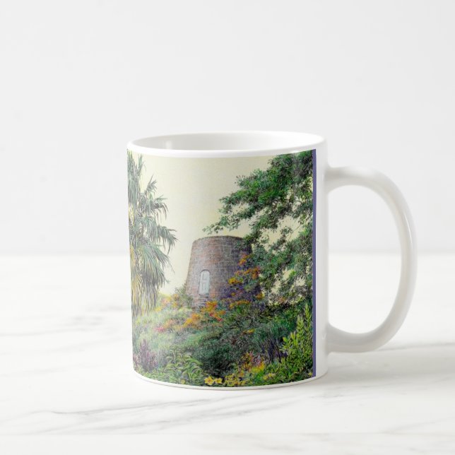 Taza del resplandor de oro de Paul McGehee "Nevis (Derecha)