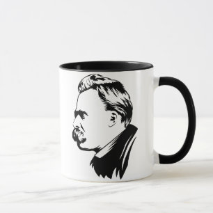 Taza del retrato de Frederich Nietzsche