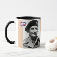 Taza del retrato de general Montgomery "Monty"