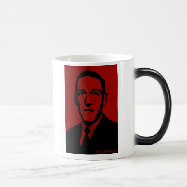 Taza del retrato de HP Lovecraft (Derecha)
