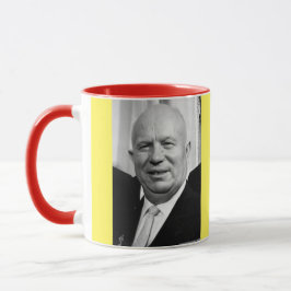 Taza del retrato de Kruschev