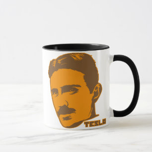 Taza del retrato de Nikola Tesla