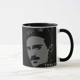 Taza del retrato de Nikola Tesla