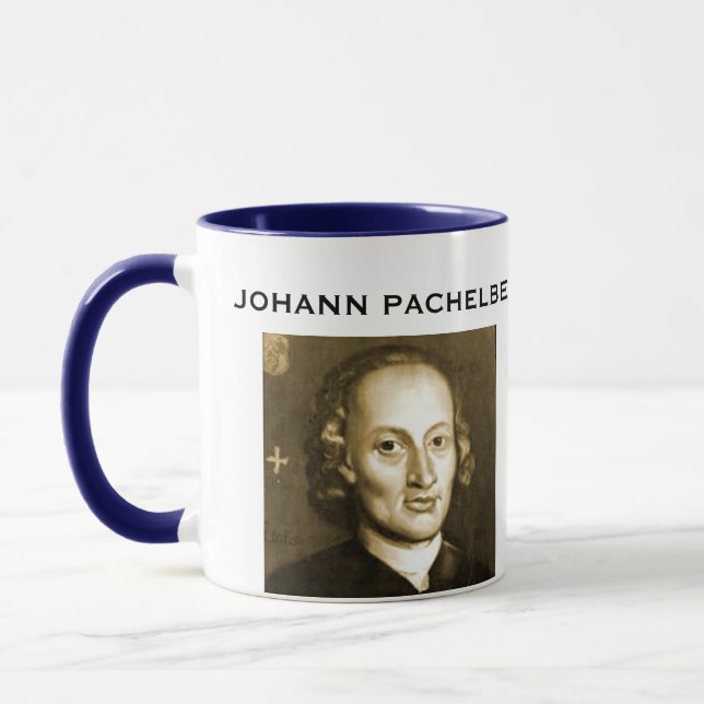 Taza del retrato de Pachelbel (Izquierda)