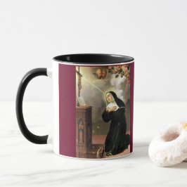 Taza del retrato de Rita del santo