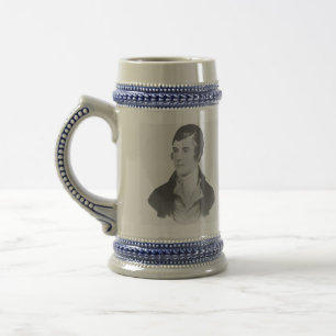 Taza del retrato de Robert Burns