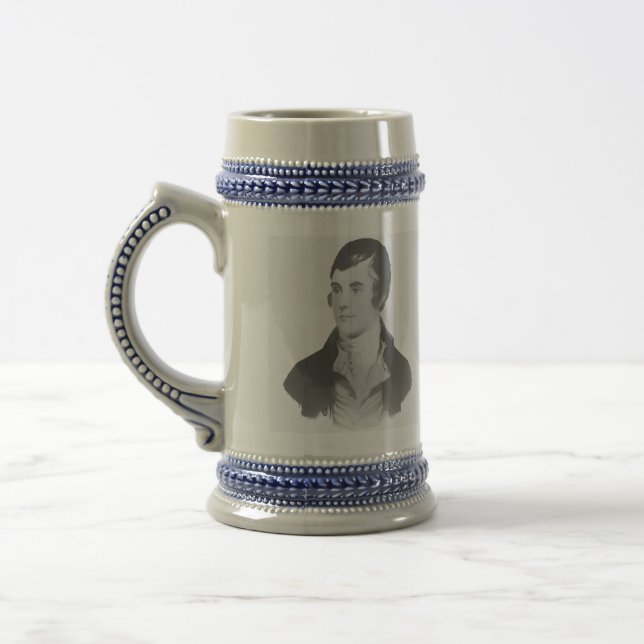 Taza del retrato de Robert Burns (Izquierda)