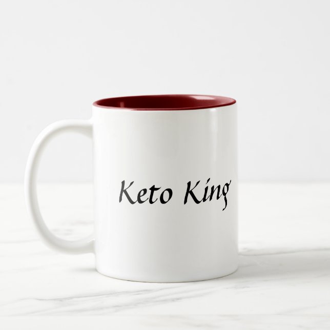 Taza del rey café del Keto (Izquierda)