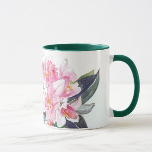 Taza del rododendro de Carolina