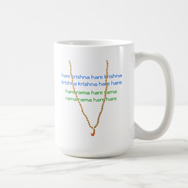 Taza del rosario de Krishna Mala de las liebres (Derecha)