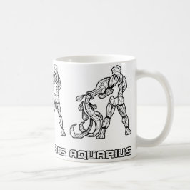 Taza del Rótulo del zodiaco: Acuario