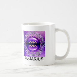 Taza del Rótulo del zodiaco del acuario